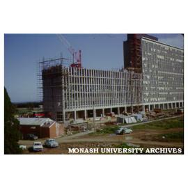 Menzies building, second stage under construction