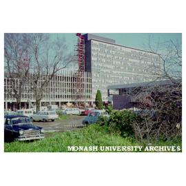 Menzies building, second stage under construction
