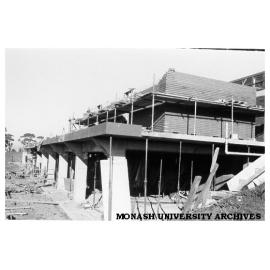 Sports pavilion under construction