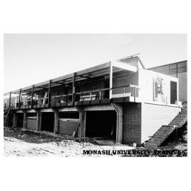 Sports pavilion under construction