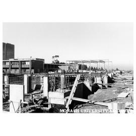 Early construction of Biology building