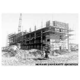 Mathematics building under construction