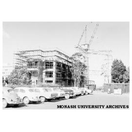 Biology building under construction