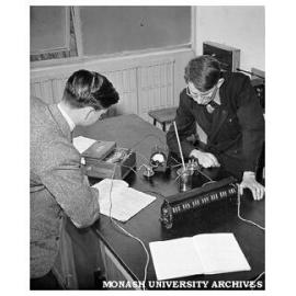 Caulfield Technical School electrical engineering students