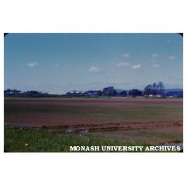 View of site looking east