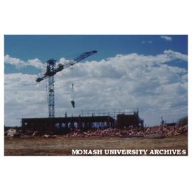 Science buildings under construction