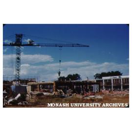 Science buildings under construction