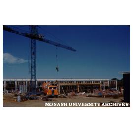 Science buildings under construction