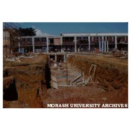 Physics building under construction