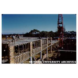 Zoology building under construction