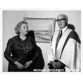 Vice-Chancellor Dr Louis Matheson with wife Audrey