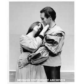 Susie Rosedale (left) and Kit Carlton in 'Othello', as Bianca and Cassio