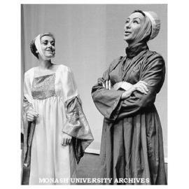 Sally Montgomery (left) and Elizabeth Long in 'Othello', as Desdemona and Emilia