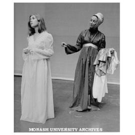 Sally Montgomery (left) and Elizabeth Long in 'Othello', as Desdemona and Emilia