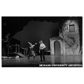 Darrell Hilton (left) as 'Rumpelstiltskin'