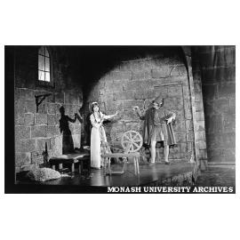 Beverley Gardiner and Darrell Hilton in 'Rumpelstiltskin' as Gretchen and Rumpelstiltskin