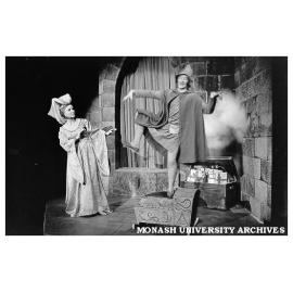 Beverley Gardiner and Darrell Hilton in 'Rumpelstiltskin' as Gretchen and Rumpelstiltskin