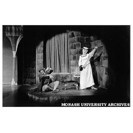 Darrell Hilton and Beverley Gardiner in 'Rumpelstiltskin' as Rumpelstiltskin and Gretchen