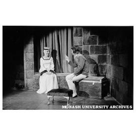 Scene from 'Rumpelstiltskin'. Beverley Gardiner as Gretchen