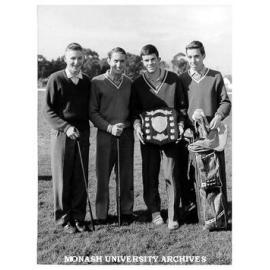 Caulfield Technical College Senior Golf Team, Don Reiter, Jim Uren, Geoff Marshall, Noel Eichorn