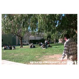 Clayton campus from Menzies Building towards Campus Centre