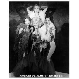 Sarah Wynter (top), Felicity Soper (left), Lorraine Bayly and Toni Scanlon in 'Lipstick Dreams'