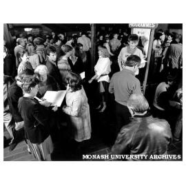 Alexander Theatre foyer before performance of 'Hello Dolly'