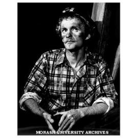 Scene from 'Cass Butcher Bunting' with Burt Cooper as Butcher