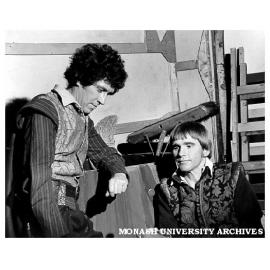 Gary Down (left) and Gil Tucker in 'Hamlet'