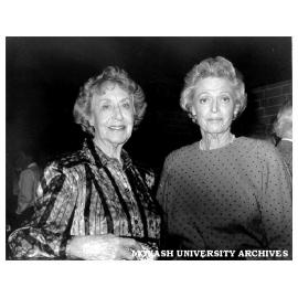 Patricia Kennedy (left) and Mary Ward, cast members of 'Alive and Kicking'