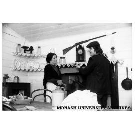 Scene from 'The Daughter-In-Law'. Terri Aldred (left) as Mrs. Gascoigne and Gary Gray as Joe Gascoigne