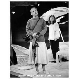 Scene from 'Nice Girls'. Melita Jurisic (left) as Lizzy and Jane Menelaus as Megan