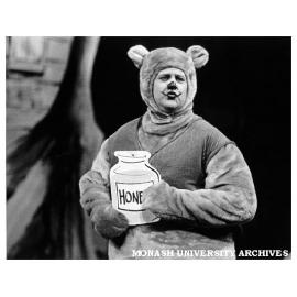 Scene from 'Winnie the Pooh' with D. J. Foster as Winnie the Pooh