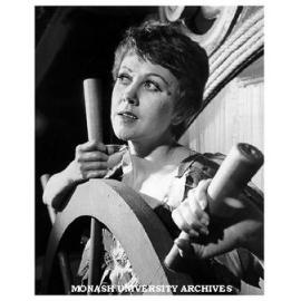 Scene from 'Peter Pan' with Beverley Gardiner as Peter Pan