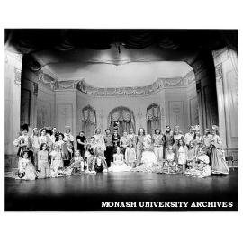 Cast and crew of 'The Glass Slipper'