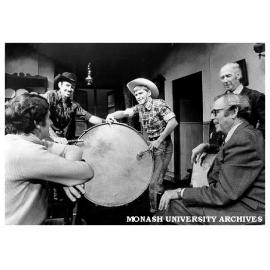 Director and cast members of 'Rainmaker'