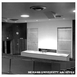 Small Physics lecture theatre interior