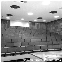 Small Physics lecture theatre interior
