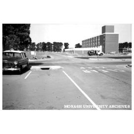 Physics building from car park