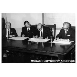 Signing of affiliation agreement with Baker Institue