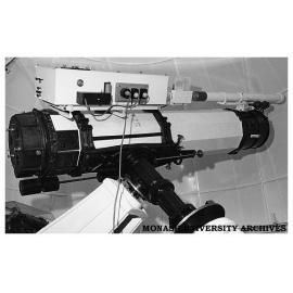 Jeffree telescope inside Monash Observatory at Mt Burnett