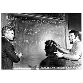 Drs Logan Francey (left) and Gordon Troup