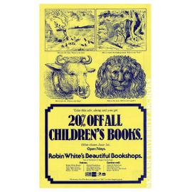 Flyer (back) for performance of 'The Coles Funny Picture Book Show' by E. Cole Turnley and John Wregg