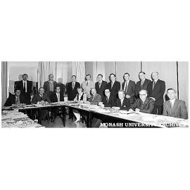 Professor Street (seated, second left) at Australian Institute of Physics Council meeting