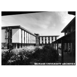 Deakin Hall and covered walkway