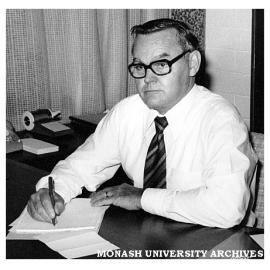 Mr Maurie Blank, Institute Secretary Caulfield Institute of Technology