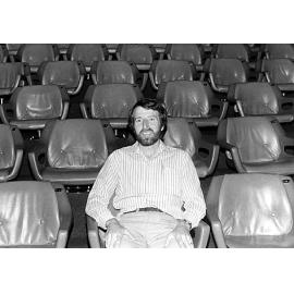 Theatre technician Bruce Morton