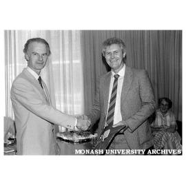 Director Mr Patrick Leary farwells Librarian Mr Patrick Condon