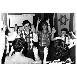 Jewish Students Society members celebrate Independence Day (Yom Ha'atzmout)