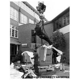 Computer controlled machine tool arriving at the department of Mechanical and Industrial Engineering